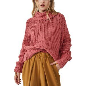 Free People My Only Sunshine Sweater in Rosette Sz S